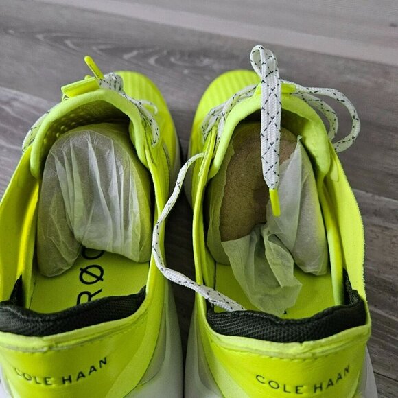 Cole Haan Zerogrand Neon Yellow Mens Winner Tennis Sneaker Size 10 Shoe C34012 - Picture 8 of 16